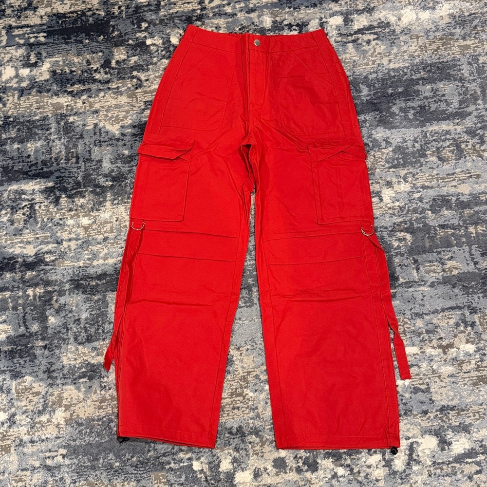 Red Cargo Pants